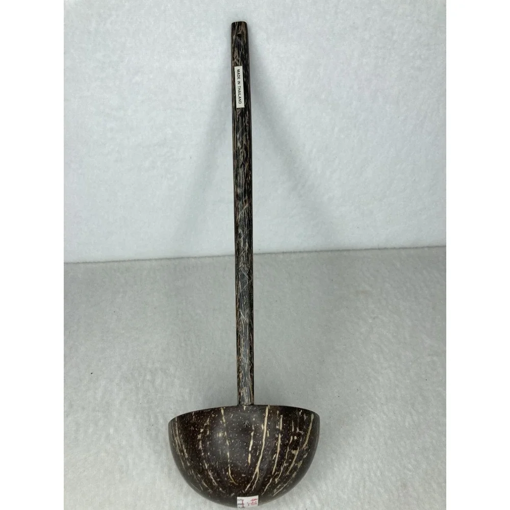 Coconut‎ Shell Salad Utensil Serving Set Spoon Fork 9